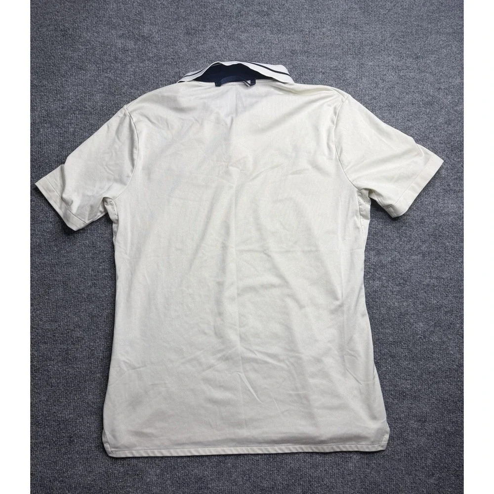 Nike Georgia Bulldogs Mens M Cream Rivalry Performance Polo Team Issue, Glory